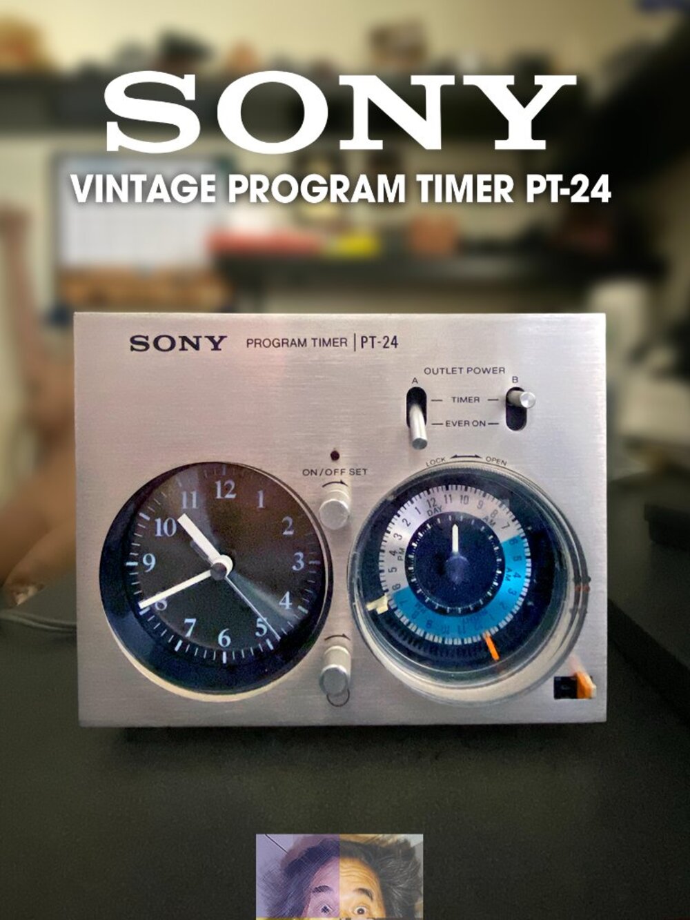 Vintage Sony PT-24 Program Timer – Made in Japan – Working Condition